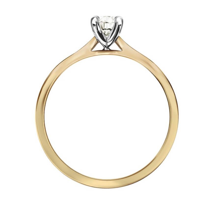 Emaga Złoty pierścionek PZD5537 - Diament